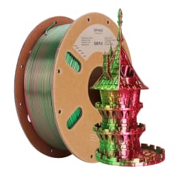 ERYONE Promotion New Dual Color Filament Matte Silk PLA For FDM 3D Printer Color Changing 1.75mm ±0.03 Fast delivery