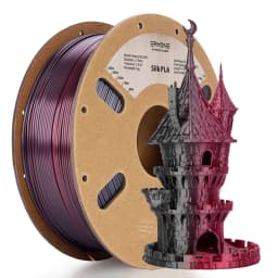 ERYONE Promotion New Dual Color Filament Matte Silk PLA For FDM 3D Printer Color Changing 1.75mm ±0.03 Fast delivery