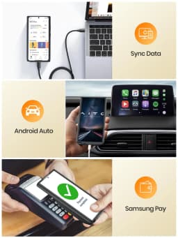 NEWDERY Battery Case for Samsung S24 Ultra Portable Rechargeable Charger Case Battery Pack Wireless Charging Case Power Bank