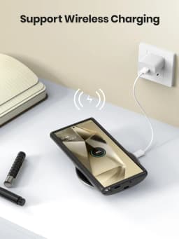 NEWDERY Battery Case for Samsung S24 Ultra Portable Rechargeable Charger Case Battery Pack Wireless Charging Case Power Bank