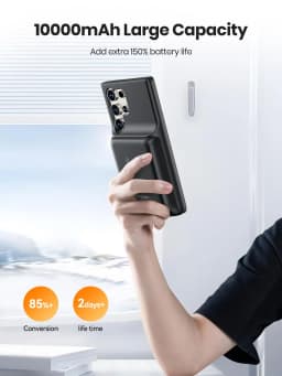 NEWDERY Battery Case for Samsung S24 Ultra Portable Rechargeable Charger Case Battery Pack Wireless Charging Case Power Bank