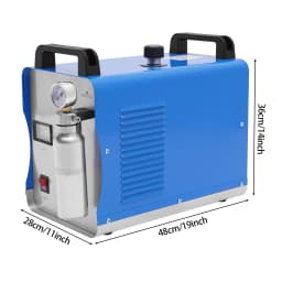 75/95L/h H160/H180 Oxygen-Hydrogen HHO Generator Water Welder HHO Acrylic Polishing Machine Polisher w/Flame Torch