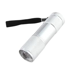 9LED Texture Camping Light Aluminum Alloy Mini 2W Ultraviolet Flashlights AAA Battery Powered 395nm Backlight Anti-Skid Home Use