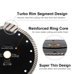 SHDIATOOL 5Pcs 115mm Super Thin Diamond Saw Blade Cutting Disc Sets For Ceramic Tile Porcelain Marble 4inch Circular Saw Plate