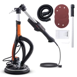 SucceBuy 800W Electric Drywall Sander Brushless Motor 1000-2300RPM Variable Speed Household Polishing Machine Wall Sand Grinder