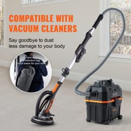 SucceBuy 800W Electric Drywall Sander Brushless Motor 1000-2300RPM Variable Speed Household Polishing Machine Wall Sand Grinder