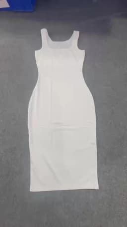 AliExpress Summer Sexy Tank Top Dress European and American Plus Size Women's Sleeveless Midi Dress