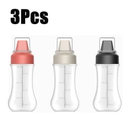 Porous Squeeze Sauce Bottle 350ML Tomato Honey Salad Dressing Container Kitchen Condiment Dispenser for Ketchup BBQ Sauces Oil