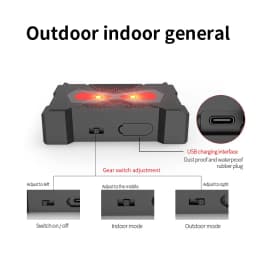 Electronic Ultrasonic Bird Repeller IP66 Waterproof Solar Charging LED Flash Lamp Pest Control for Courtyard Control