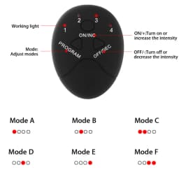 Electric Muscle Stimulator Wireless Buttocks Hip Trainer Abdominal ABS Stimulator Fitness Body Slimming Massager
