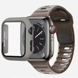 Glass+Case+Strap For Apple Watch Band 44mm 40mm 45mm 41mm 38mm 42mm Smartwatch Silicone Sport Bracelet iWatch 3 4 5 6 SE 7 8