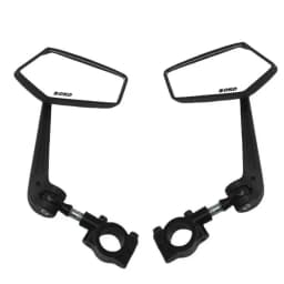 Universal Bike Handlebar Mirrors Motorcycle Rear View Mirror HD Wide Angle & 360° Rotating Back Sight Rearview Motorcycle Mirror