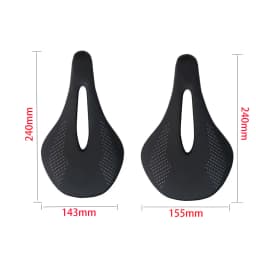 96g Super Light Full Carbon Saddle MTB/Road Bike Saddle Carbon Rails Bicycle Seat 240*143/155mm