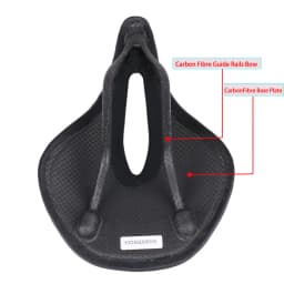 96g Super Light Full Carbon Saddle MTB/Road Bike Saddle Carbon Rails Bicycle Seat 240*143/155mm