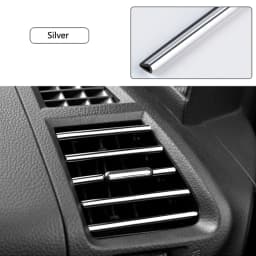 10 PCS Car Air Conditioner Outlet Decorative Soft Strip Accessories Auto Interior Grille Decorative Strip Universal U-shaped