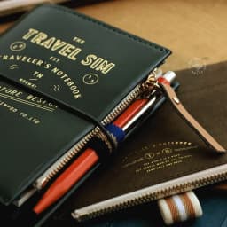 Fromthenon Special Paper Travel Notebook Washable Bill Zipper Bag Storage Bag Pen Case Stationery Storage Supplies