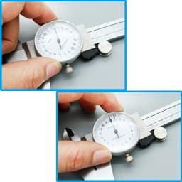 Dial Calipers 0-150 mm 0.02mm High Precision Industry Stainless Steel Vernier Caliper Shockproof Metric Measuring Tool