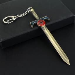 Thundercats Sword Mold Pendants Key Chain Metal Lion Mark Logo Keychains Key Rings Men Movie Jewelry Key Holder Chaveiro Gift