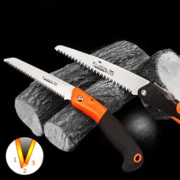 Folding Saw Heavy Duty Extra Long 6" 8" 10" Blade Hand Saw For Wood Camping, Dry Wood Pruning Saw With Hard Teeth