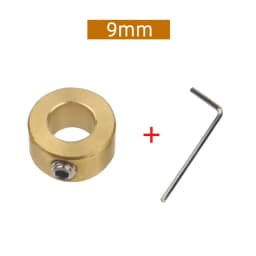 3-12mm Drill Bit Tools Brass Depth Stop Collars Ring Positioner Ring With Hex Wrench For Woodworking Drill Bit Locator Tools