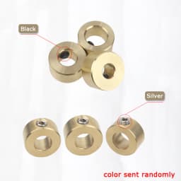 3-12mm Drill Bit Tools Brass Depth Stop Collars Ring Positioner Ring With Hex Wrench For Woodworking Drill Bit Locator Tools