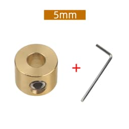 3-12mm Drill Bit Tools Brass Depth Stop Collars Ring Positioner Ring With Hex Wrench For Woodworking Drill Bit Locator Tools