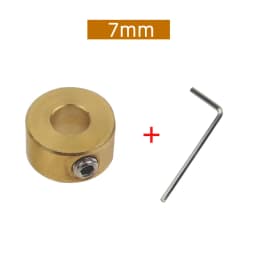 3-12mm Drill Bit Tools Brass Depth Stop Collars Ring Positioner Ring With Hex Wrench For Woodworking Drill Bit Locator Tools