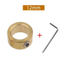 3-12mm Drill Bit Tools Brass Depth Stop Collars Ring Positioner Ring With Hex Wrench For Woodworking Drill Bit Locator Tools