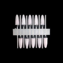 10 Ceramic Drill Bits, Milling Cutters, Rotating Nail Polish Grinding Machine Accessories, Overflow Removal Tool Accessories
