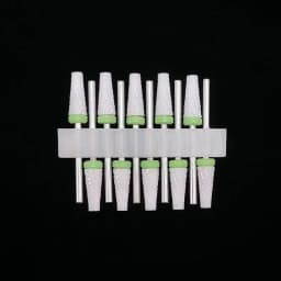 10 Ceramic Drill Bits, Milling Cutters, Rotating Nail Polish Grinding Machine Accessories, Overflow Removal Tool Accessories