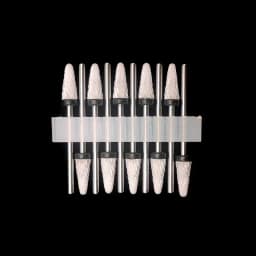10 Ceramic Drill Bits, Milling Cutters, Rotating Nail Polish Grinding Machine Accessories, Overflow Removal Tool Accessories