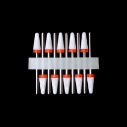 10 Ceramic Drill Bits, Milling Cutters, Rotating Nail Polish Grinding Machine Accessories, Overflow Removal Tool Accessories