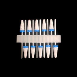 10 Ceramic Drill Bits, Milling Cutters, Rotating Nail Polish Grinding Machine Accessories, Overflow Removal Tool Accessories
