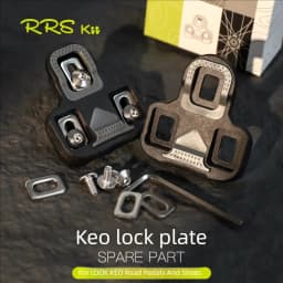 RRSKIT Road Bike Cleats Compatible With Look K-E-O Road Bike Self‑Locking Pedal Cleat 4.5 Degree Road Cycling Shoes Pedal Cleat