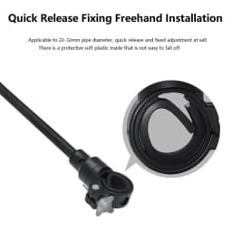 1PC Bicycle Rearview Handlebar Mirrors 360 for Mountain Road Bike Motorcycle Bendable Hose Adjustable Rearview Mirror