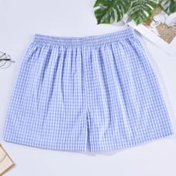 Mens Underwear Boxers Shorts Casual Cotton Sleep Underpants Homewear Men Arrow Panties Striped Plaid Loose Comfortable Underwear