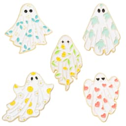 3-6 Pcs/Set Goth Halloween Enamel Pin Ghost Black Cat Moth Witch Punk Brooches Horror Snake Badges Lapel Skeleton Jewelry Gifts