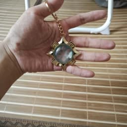 Game Impact Fontaine Sumeru Wanderer Light Pervious Key Chain 7 Element Eye Of Original God Cosplay Toy KeyRing
