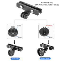 Radar Light Stand Bracket for Bryton Gardian R300L Bicycle Rear Lamp Saddle Rail Seatpost Mount Fits Gopro Camera Adaptor
