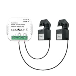 Smart 2 Way WiFi Energy Meter Bidirection 1/2 Channel with Clamp App Monitor Solar Produced and Consumed Power AC110V 240V