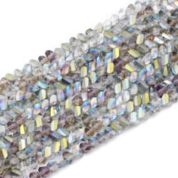90pcs Triangle Austrian Crystal Glass Beads Spacer Loose Beads For Jewelry Making Bracelets & Bangles Necklace DIY 4mm 6mm 8mm