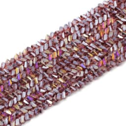 90pcs Triangle Austrian Crystal Glass Beads Spacer Loose Beads For Jewelry Making Bracelets & Bangles Necklace DIY 4mm 6mm 8mm