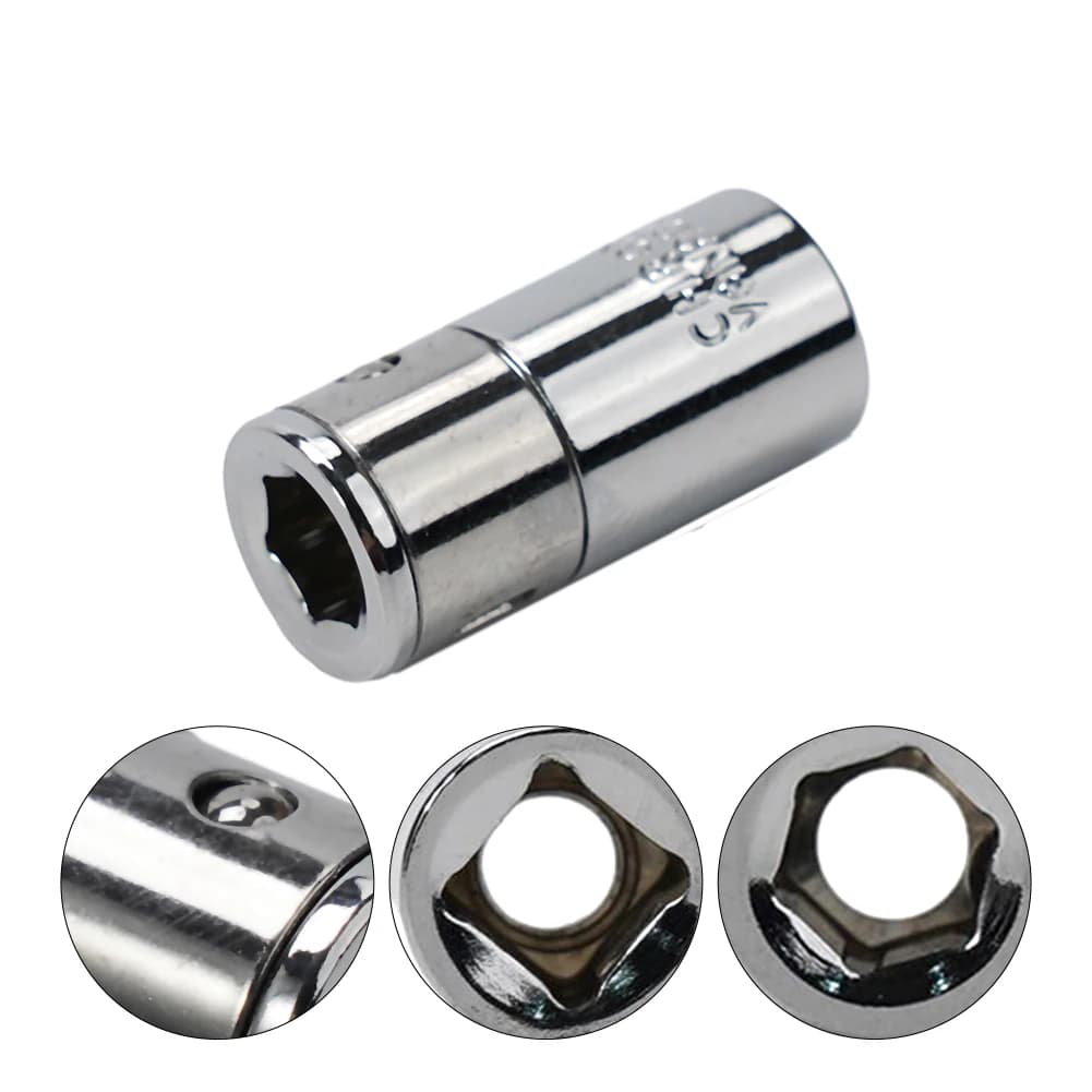 1/4" Square Drive To 1/4" Hex Shank Socket Bits Converter Quick Release Screwdriver Holder Impact Socket Conversion Adapter Tool