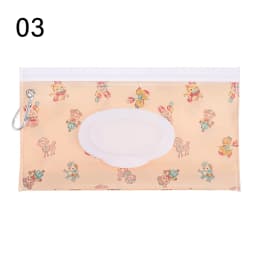 EVA Baby Wet Wipe Pouch Portable Buckle Wipes Holder Case Flip Cover Snap-Strap Reusable Refillable Wipe Bag Outdoor Tissue Box