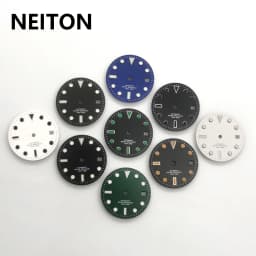 NEITON 28.5mm Sterile Watch Dial Blue Luminous Fit Miyota 8205 8215 821A NH35 ETA 2836 2824 Mingzhu DG2813 3804 Movement