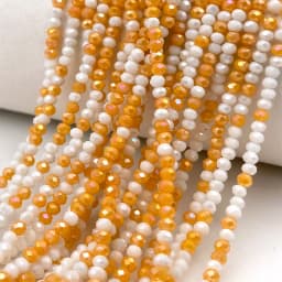 2mm Crystal Beads Mixed Color Faceted Rondelle Glass Beads for Jewerly Making DIY Needlework Bracelets Necklace Accessories