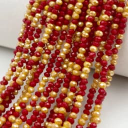 2mm Crystal Beads Mixed Color Faceted Rondelle Glass Beads for Jewerly Making DIY Needlework Bracelets Necklace Accessories