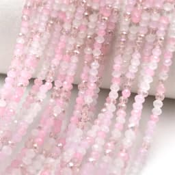 2mm Crystal Beads Mixed Color Faceted Rondelle Glass Beads for Jewerly Making DIY Needlework Bracelets Necklace Accessories