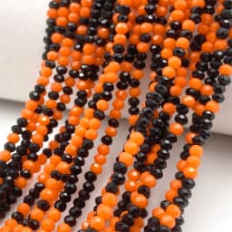 2mm Crystal Beads Mixed Color Faceted Rondelle Glass Beads for Jewerly Making DIY Needlework Bracelets Necklace Accessories