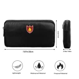 Mobile Power Storage Bag Fireproof Waterproof Explosion Proof Valuables Organizer Bag For Office School Travel